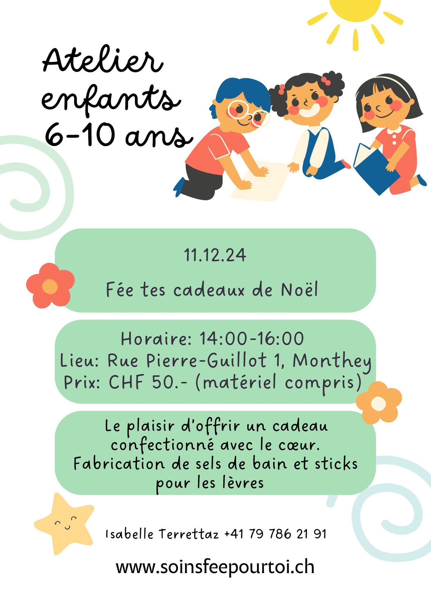Ateliers enfants – Fée tes cadeaux de Noël